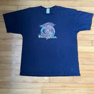 Vintage PlayStation Fantasia Film Festival Graphic T-Shirt Navy Blue XL Gildan